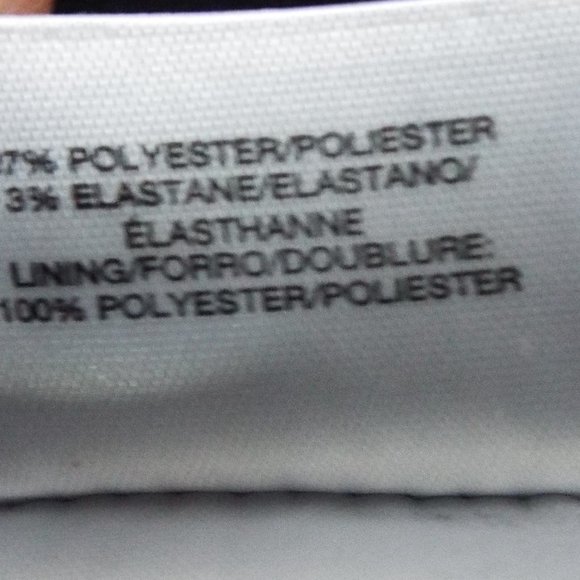 NWT Nine West Black Copper Floral Print Crepe Stretch Slim Pencil Skirt Size 6 - Picture 10 of 11